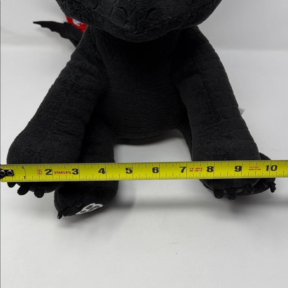 Toothless Plush Black Dragon “How to Train your Dragon” Dreamworks 13” - Picture 9 of 11